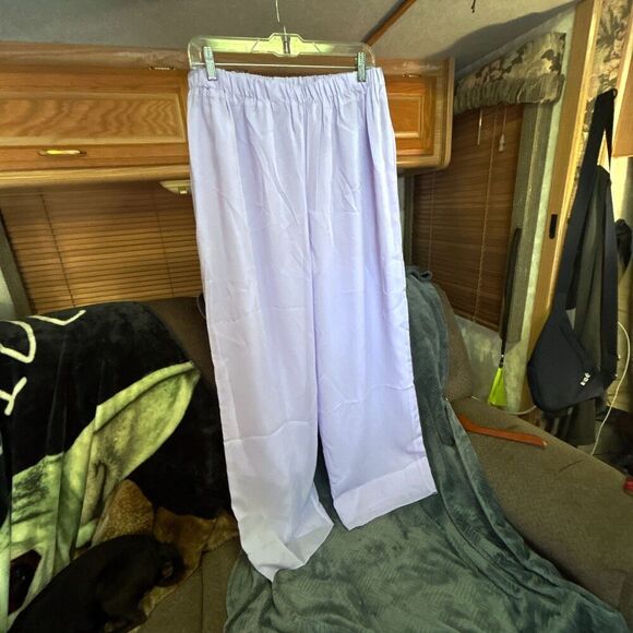 Adrianna Papell Purple Sequin Tank Top and Pants Set Size 10 - Picture 14 of 14